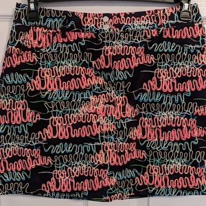 Slazenger Golf Skort Size (4) Black/Teal/Pink/Yellow/White